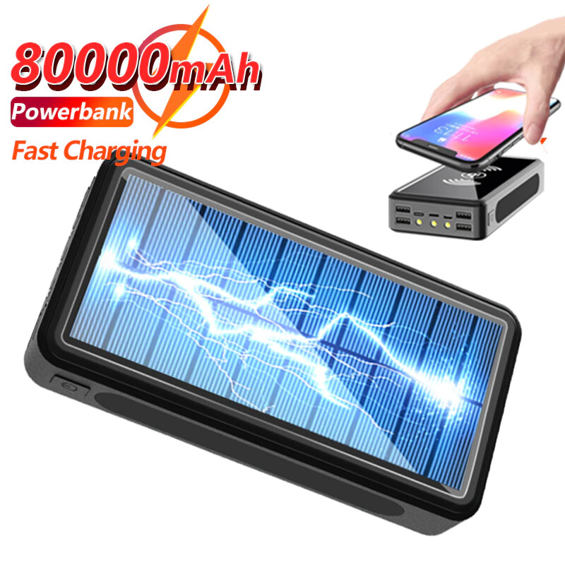 solar power bank 80000mah